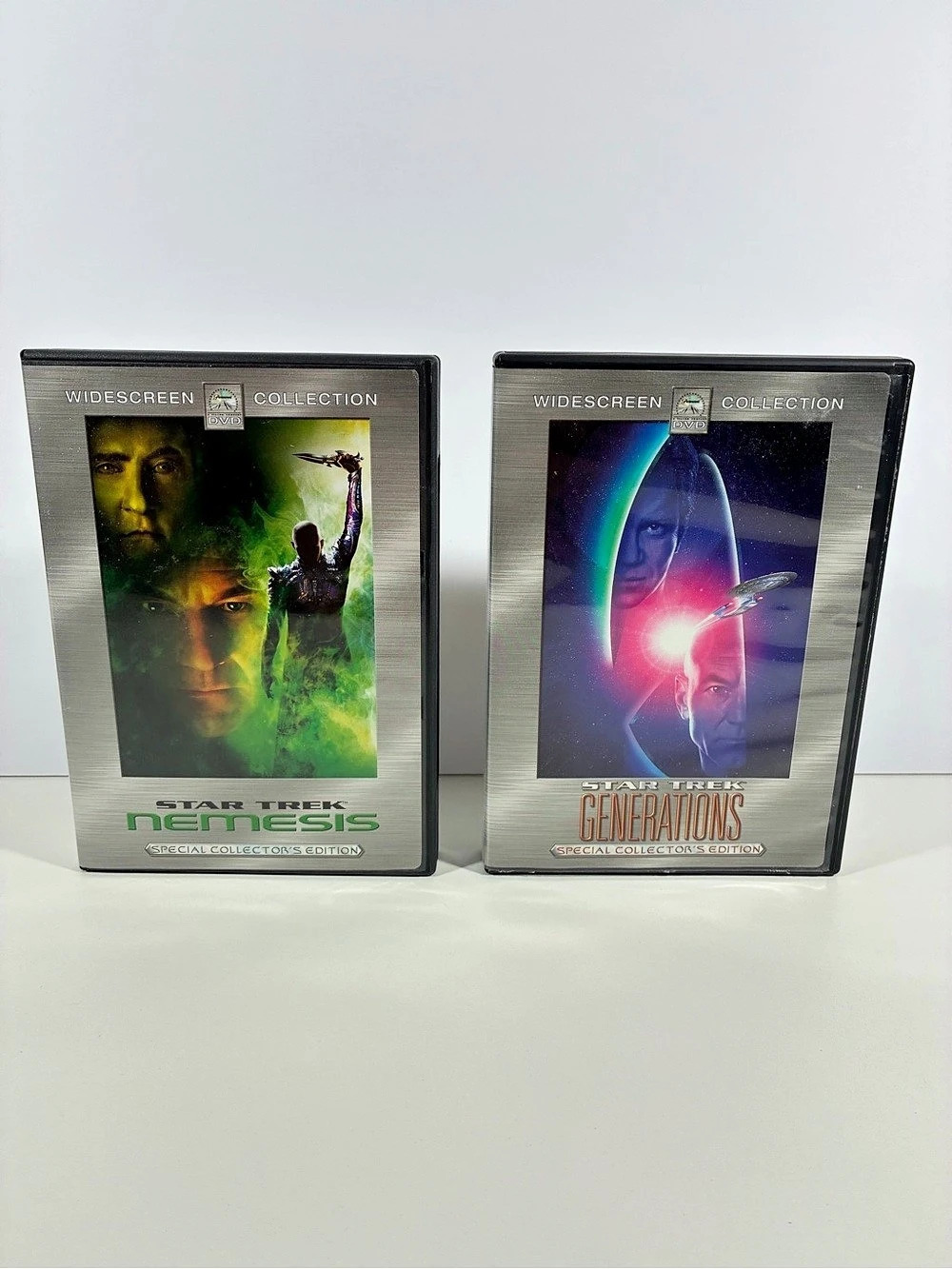 Star Trek DVD 2 Movie Lot Special Collector's Edition Widescreen Collection EUC